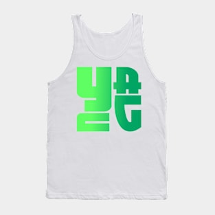 Yang, name, typography Tank Top